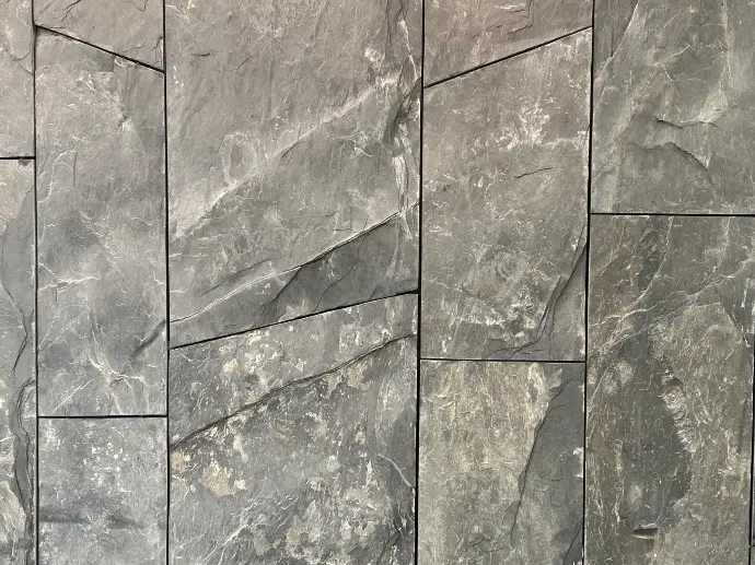 Dalles de Schiste Belge Clivées à dresser – Gesplitste Belgische Leisteen Schist Platen om op te zetten